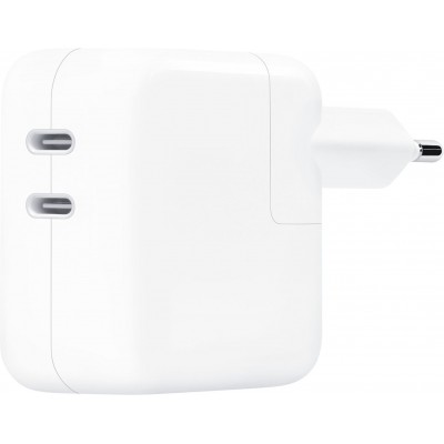 Apple Dual USB-C Power Adapter 35W White (MNWP3ZM/A)